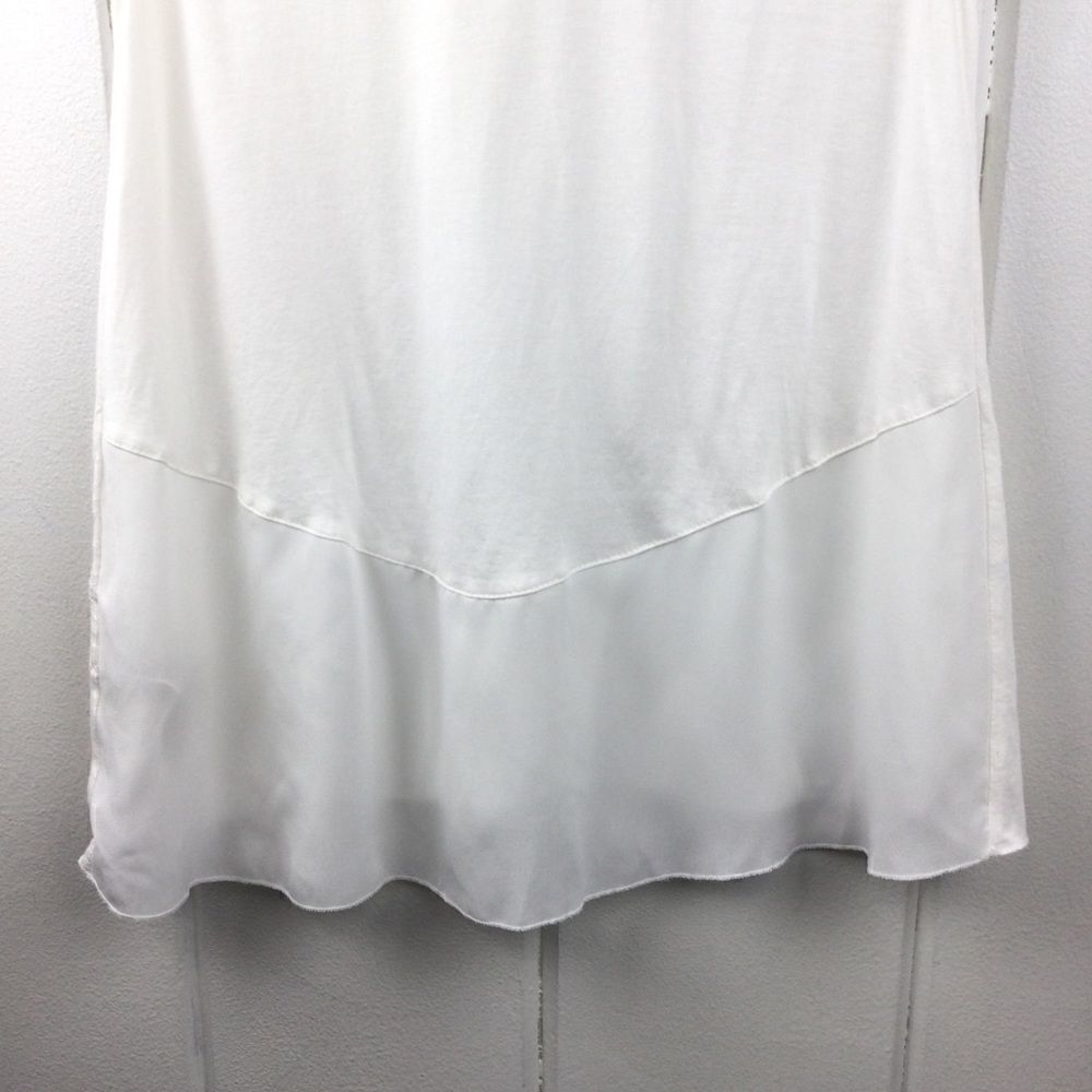 Desigual Cream Triangular Panel Tank - S‎ - Picture 15 of 16